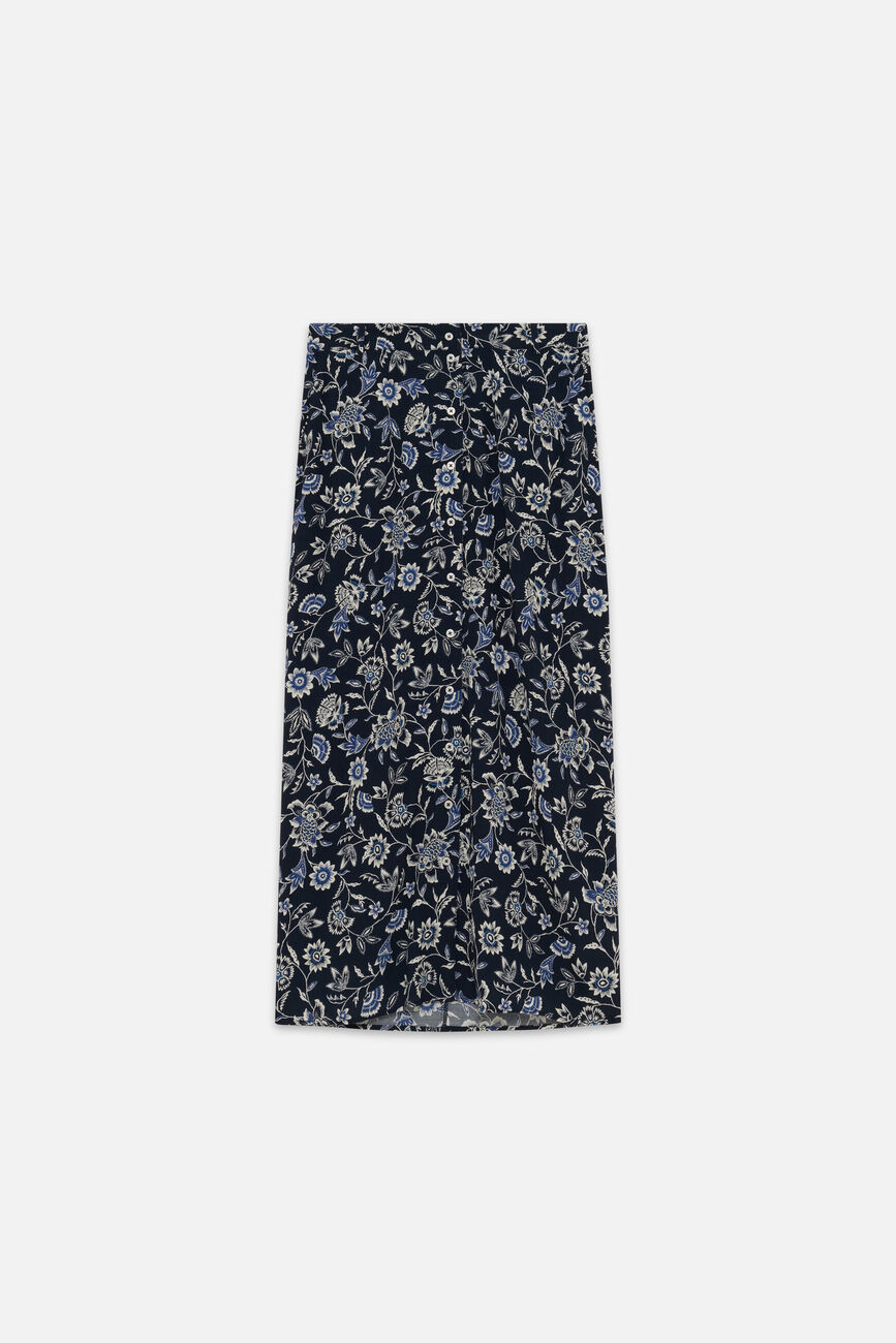 Jupe Jdiane2 bleu marine femme
