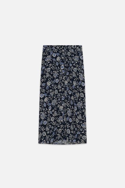 Rok Jdiane2 marineblauw vrouw