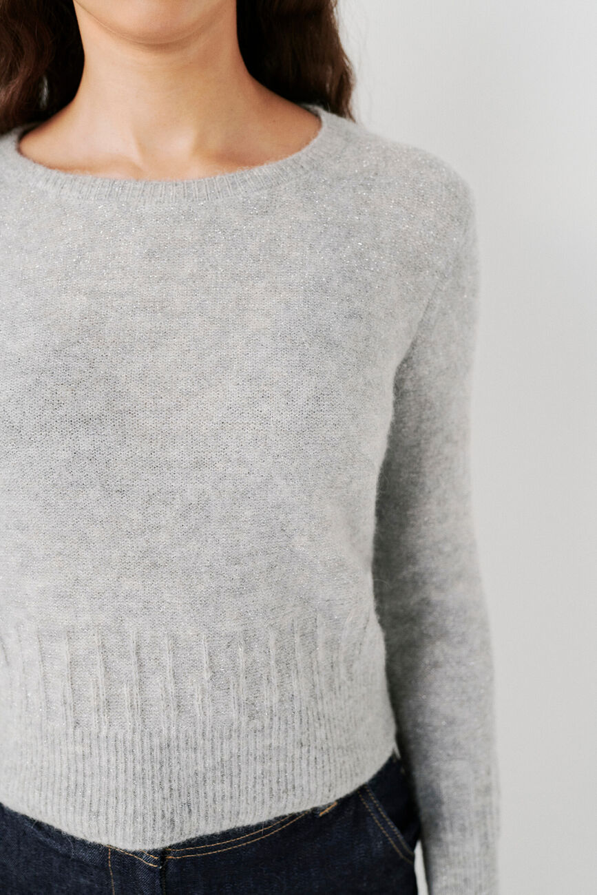 mbridget sweater light grey woman
