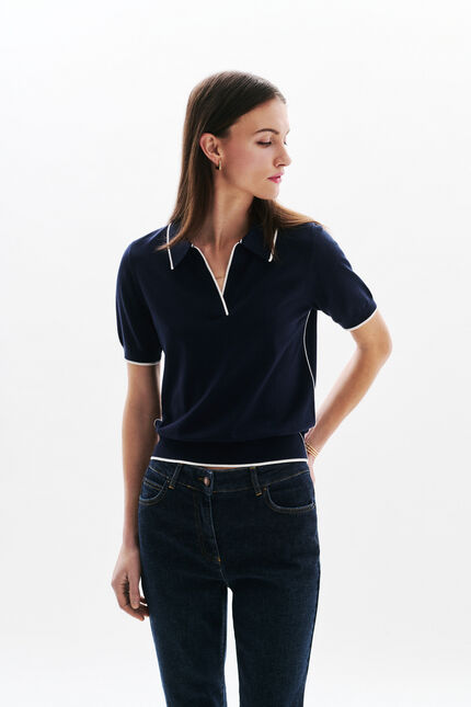 Trui Mjeremy marineblauw vrouw