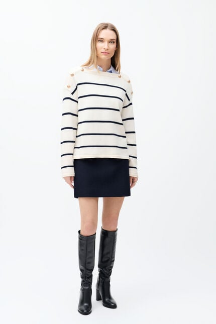 Jersey Mloic crudo mujer