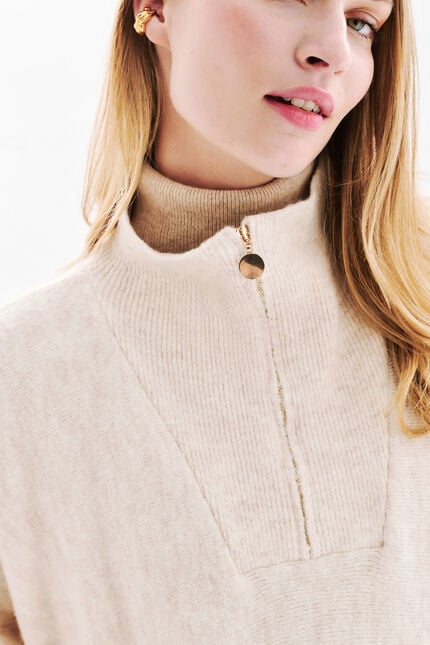 Herios poncho sand woman