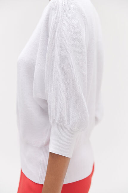 Oversized trui Joan wit vrouw