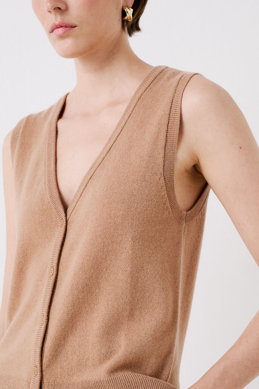 milou cardigan camel woman