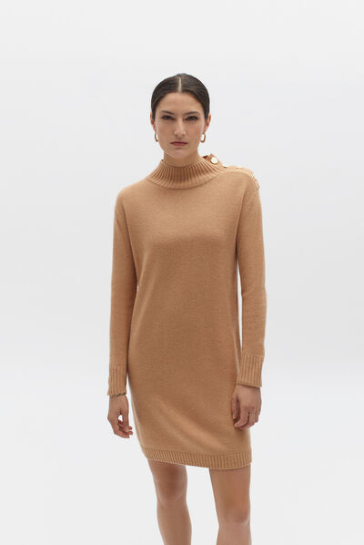 robe solveig camel femme