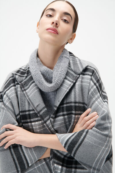 Poncho hacaro noir femme