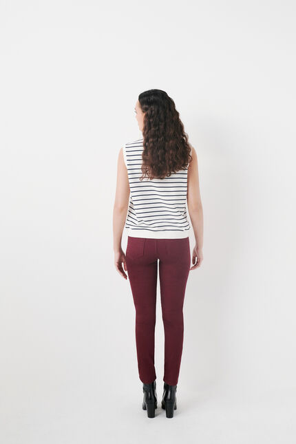 T-shirt tadam ivoire femme