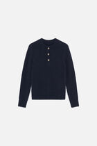Mdona sweater navy blue woman