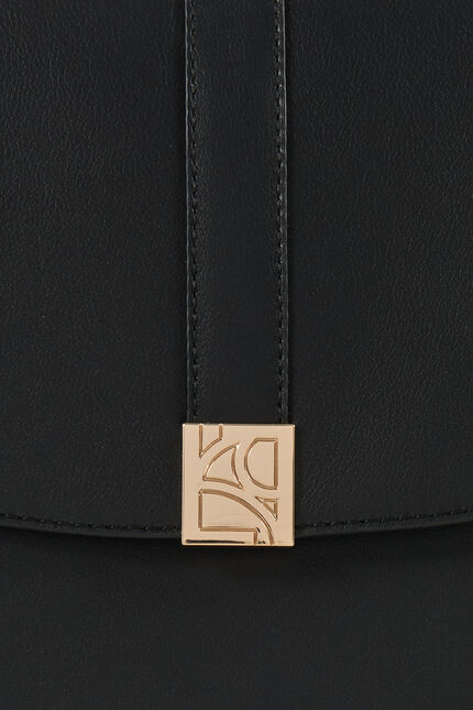 Sac sierra en cuir naturel noir femme