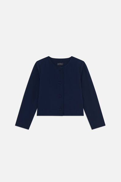 Veste Vernis bleu marine femme