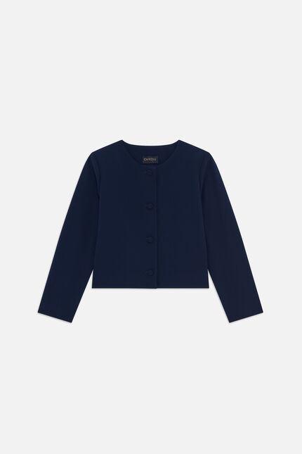 Veste Vernis bleu marine femme