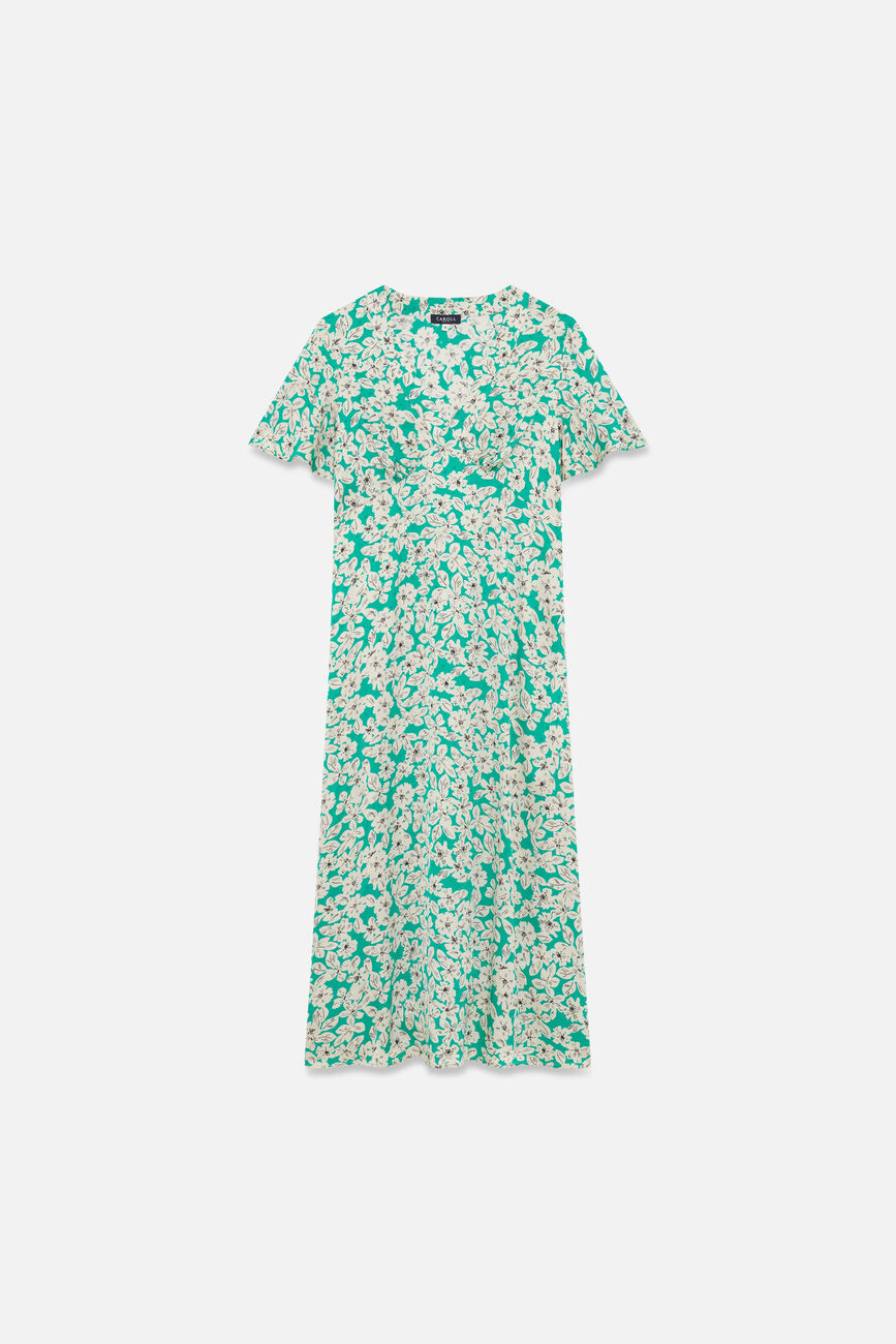 Jurk Rosely1 vert canard vrouw