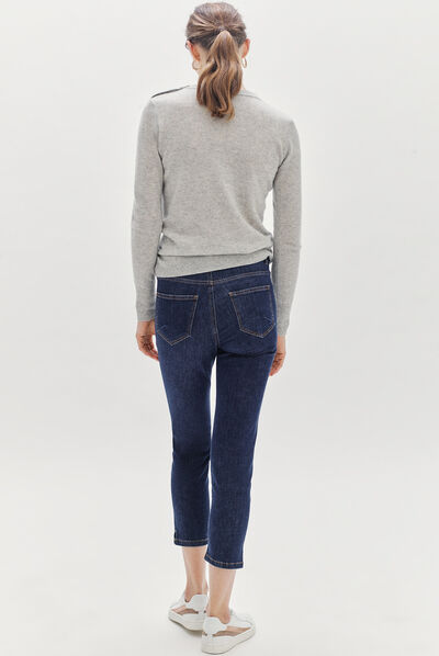 jean pantacourt caleb b denim double stone femme
