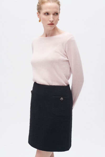 Jupe jerina noir femme