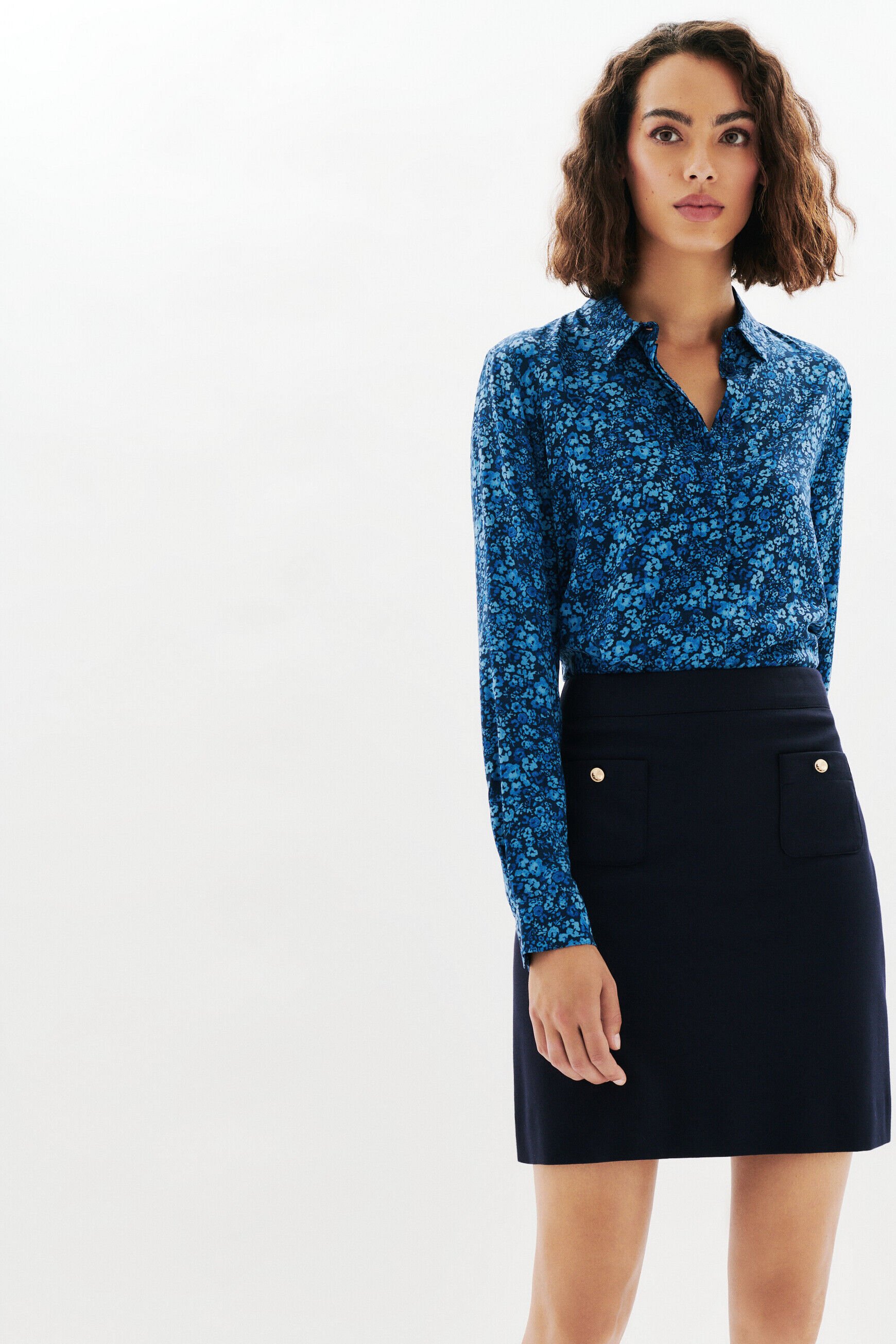 Jupe Jaddy1 bleu marine femme