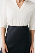 Jalentina skirt navy blue woman