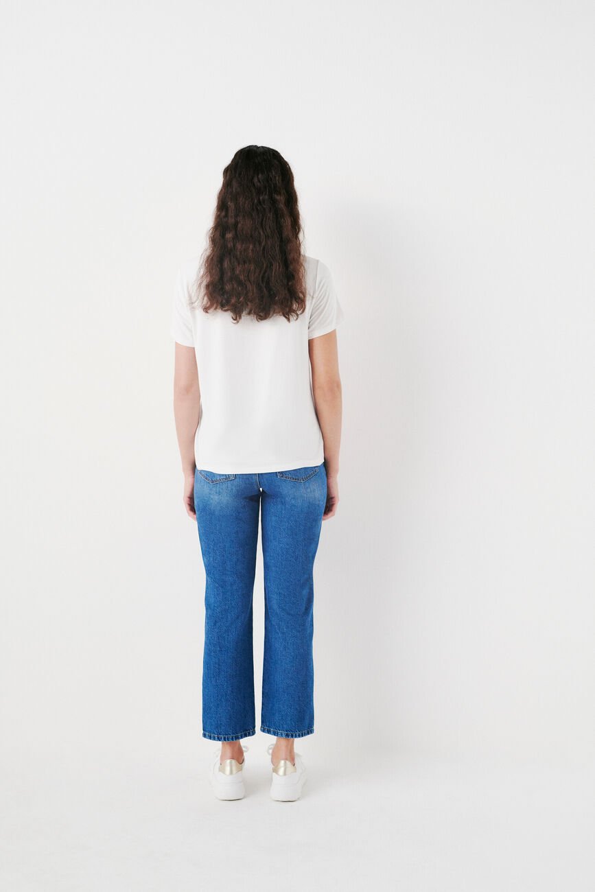 T-shirt tmali ivoire femme