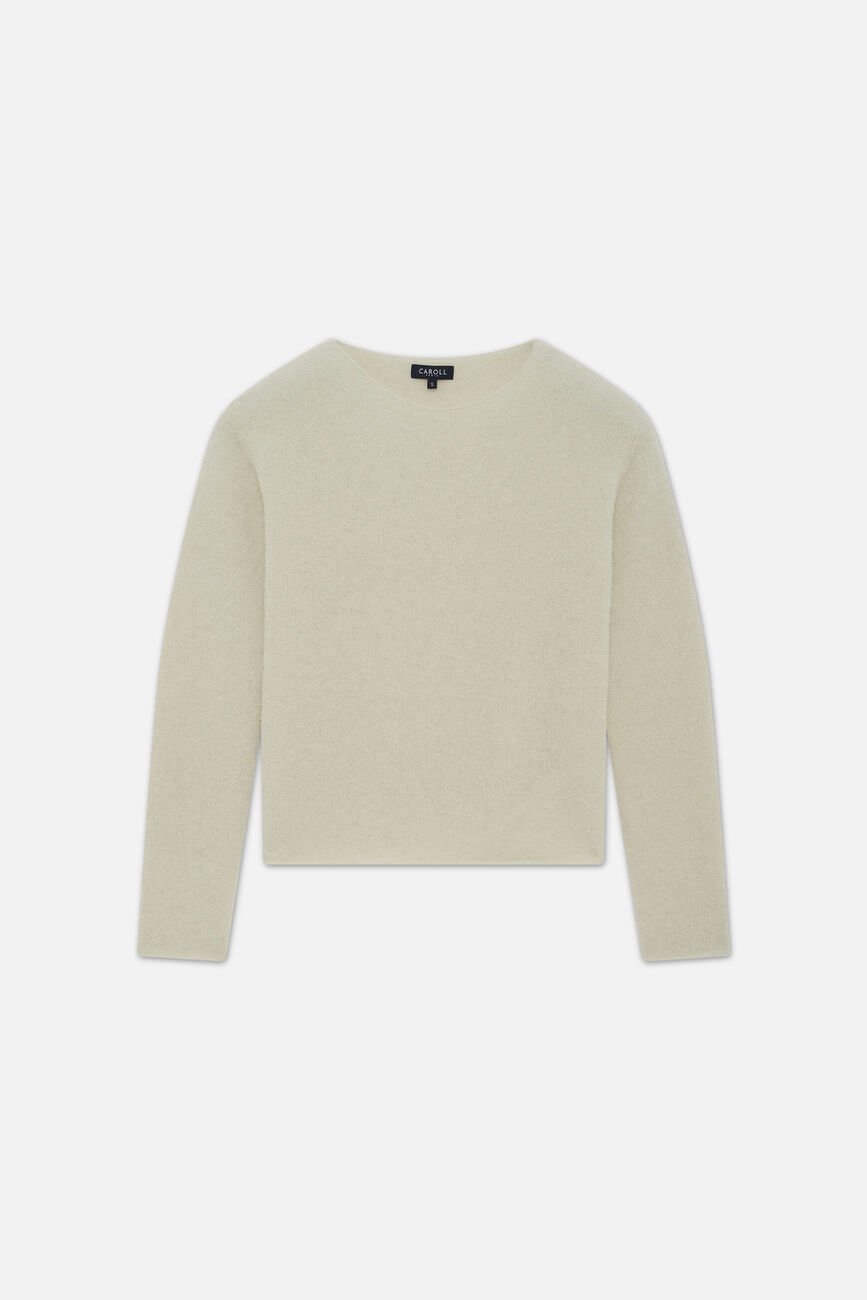Pull Beverly made in Italy ivoire femme