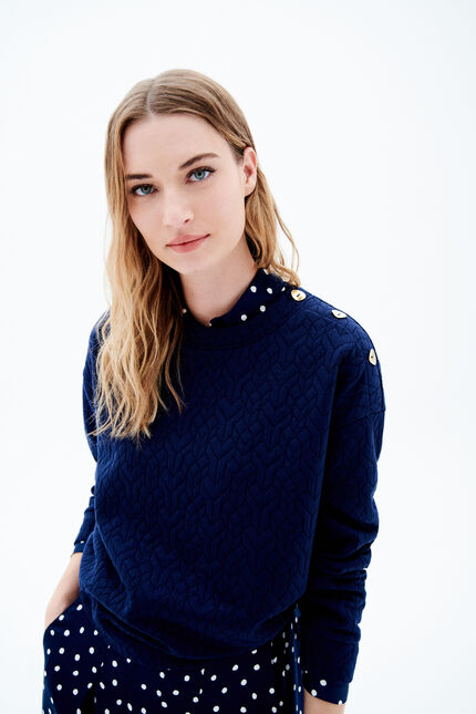 T-shirt tricy bleu marine femme