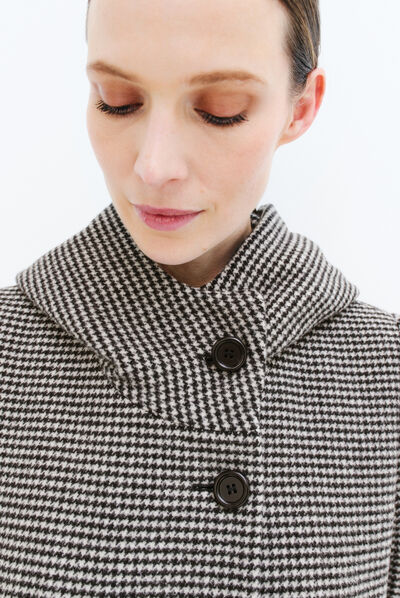 manteau verise noir femme