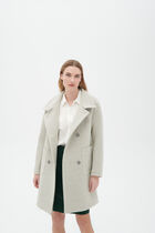 Geniou coat ecru woman