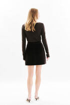 Janette skirt chocolate brown woman