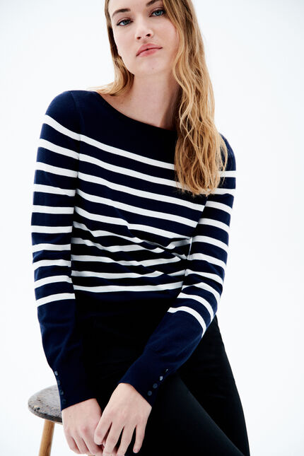 Trui Mjulie marineblauw vrouw