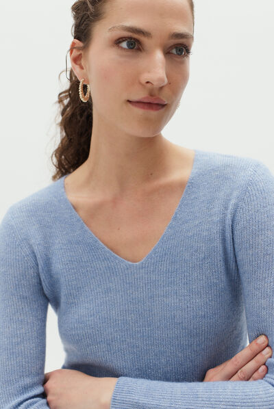 pull gaelle denim stone femme