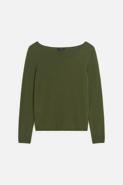 Pull msofiane vert clair femme