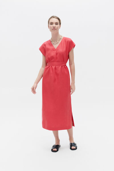 Robe rfaustine rose femme