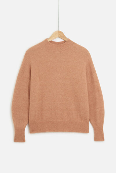 pull tamila camel femme