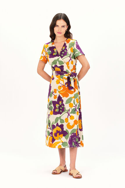 Robe rybie rose framboise femme