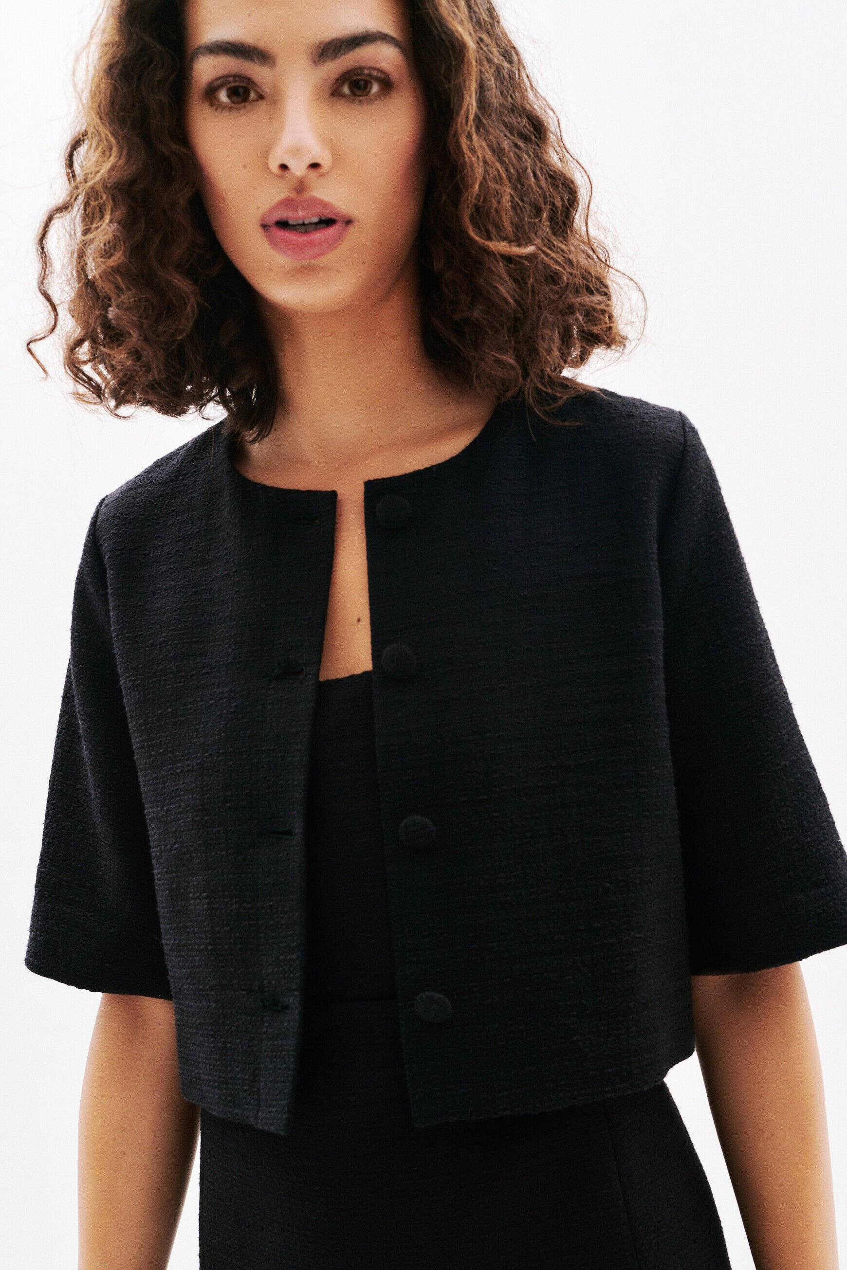 Chemisier Cmilly noir femme