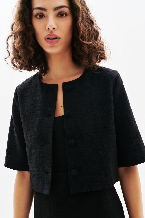 Chemisier Cmilly noir femme