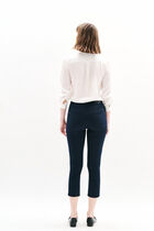 Mason cropped pants navy blue woman