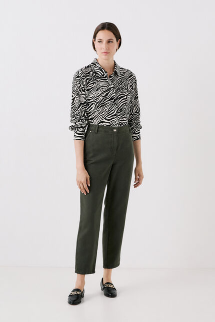 Pantalon palmir vert clair femme