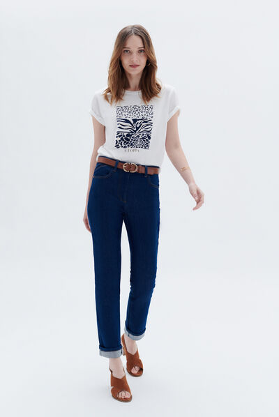 T-shirt taho ivoire femme