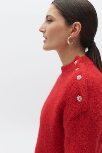 pull grace rouge femme