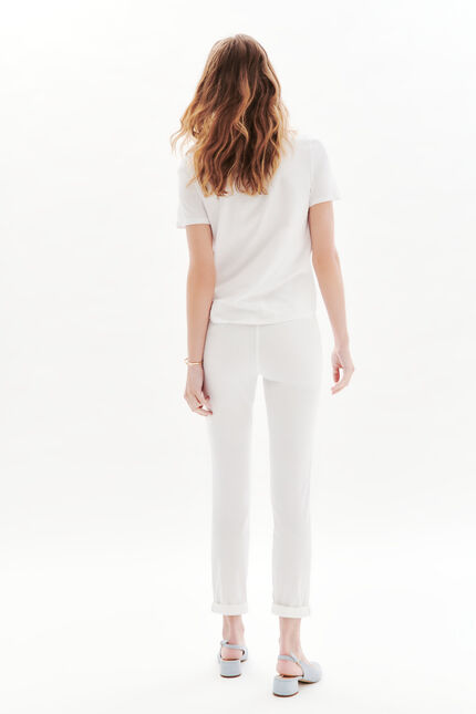 pantalon adelmo blanc femme