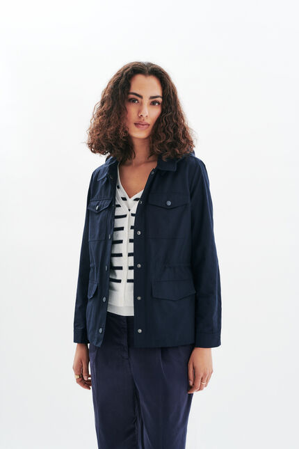Parka Gracy bleu marine femme