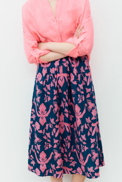 Rock Camilia rose damen