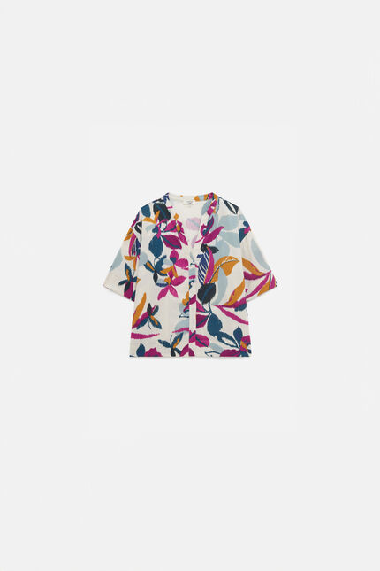 Chemise carola2 prune femme