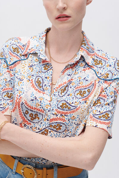 T-shirt tamara ecru femme