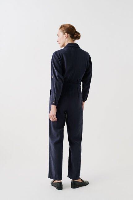 Jumpsuit carmin navy blue woman