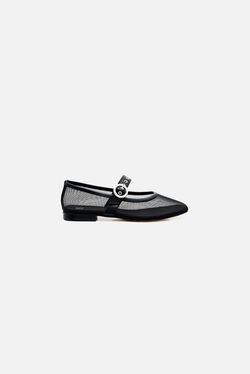 Aline ballet flats black woman