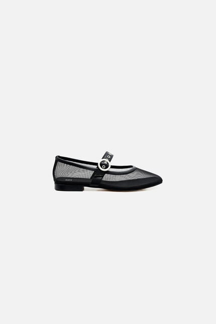Aline ballerina's zwart vrouw