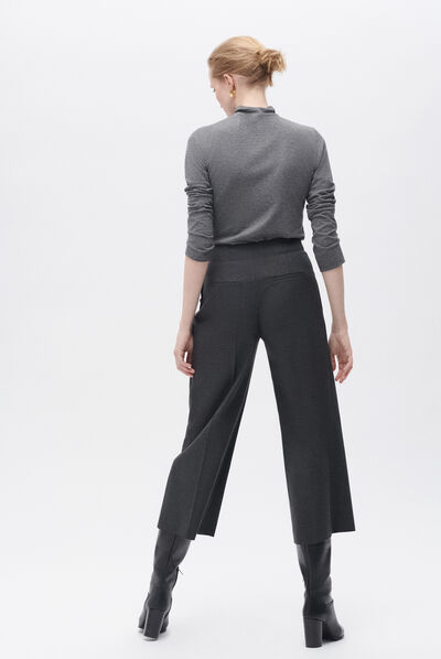 Broek Pony donkergrijs vrouw