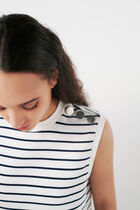tadam t-shirt ivory woman