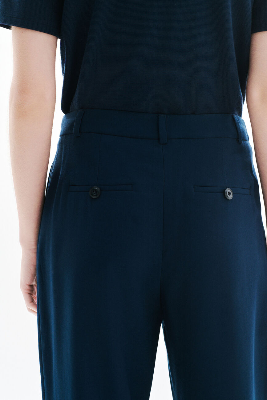 Pantalon Pvicky bleu marine femme