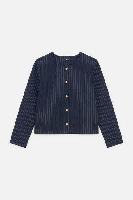 Veste Tjoris bleu marine femme